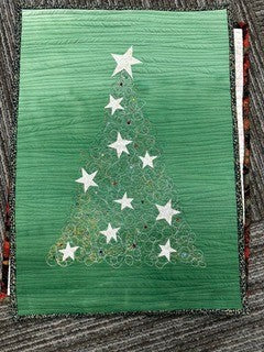 Free Motion Christmas Tree Class by Shirley Pyle.