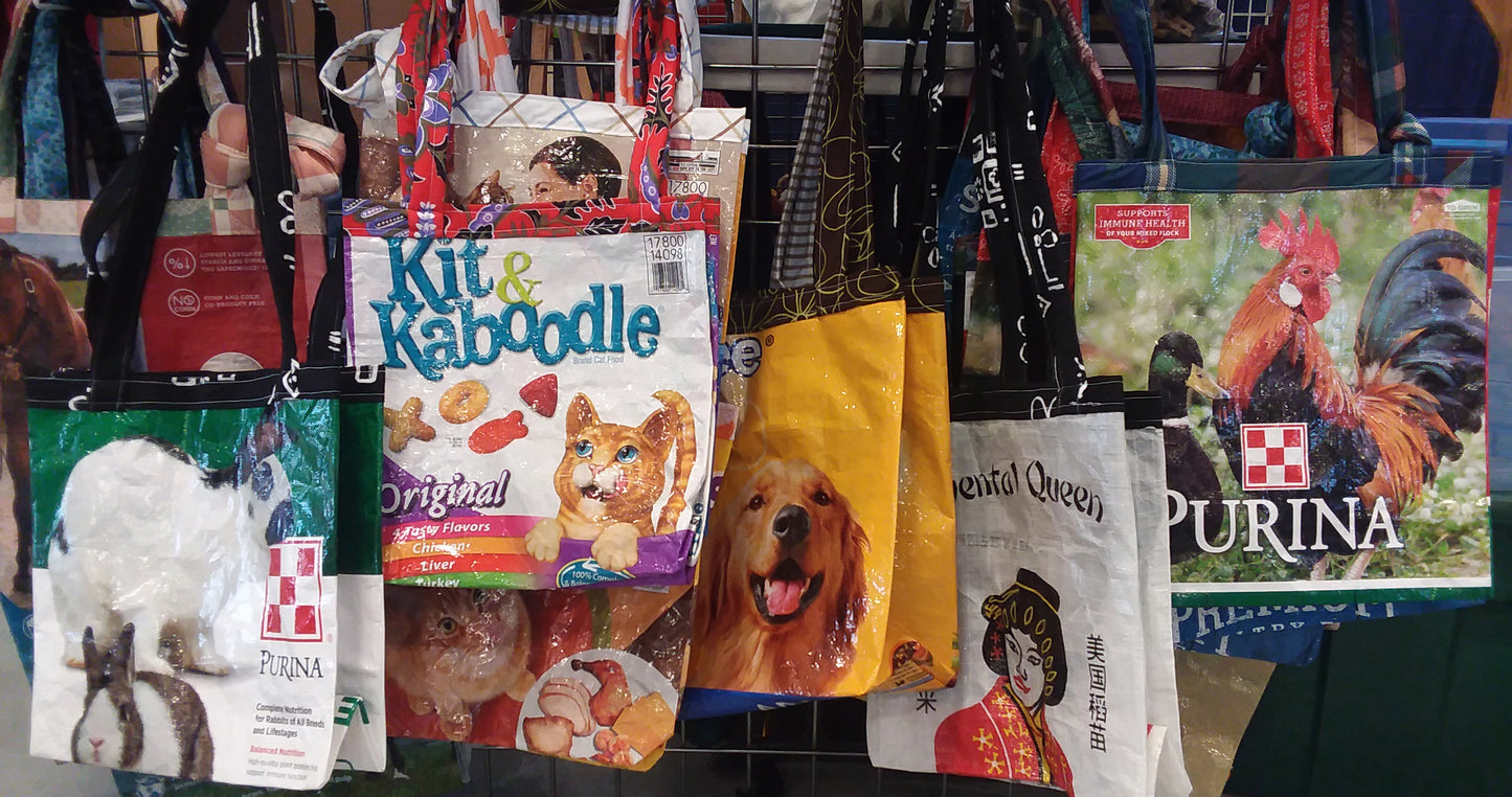Repurposed Animal Feedbag Grocery Bags Class
